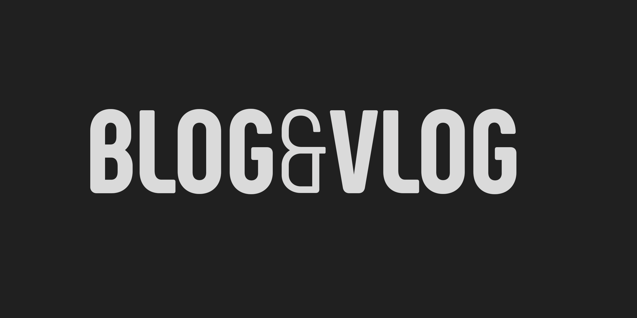 Blog en Vlog